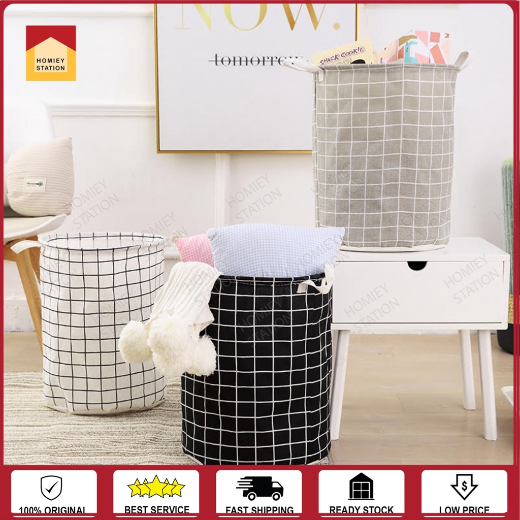 (BIG SIZE) Laundry Basket Large Capacity Clothes Laundry Basket Foldable Storage Basket | Shopee ...