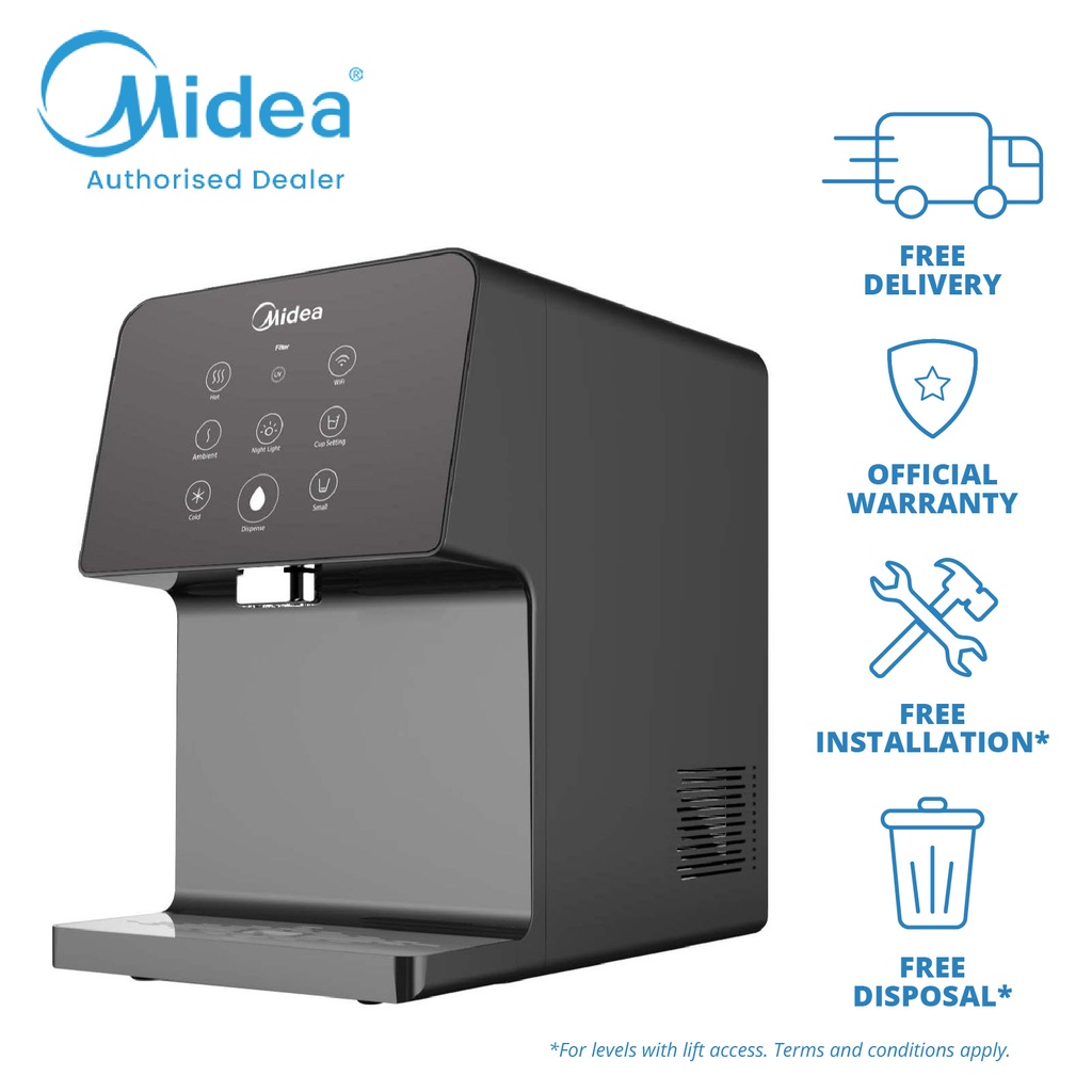 Midea Table Top Water Purifier JL1746T (JL1746TBK) Shopee Singapore