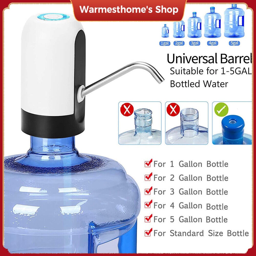 Water Bottle Pump USB Charging Automatic Electric Water Dispenser Pump ...