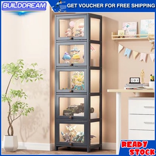 Garage Kit Acrylic Large Shelves Model Toy Storage Display Cabinet