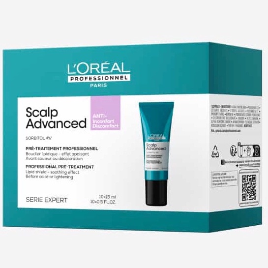 L’Oreal Professional Scalp Advanced Anti-Discomfort Lipid Shield Pre ...