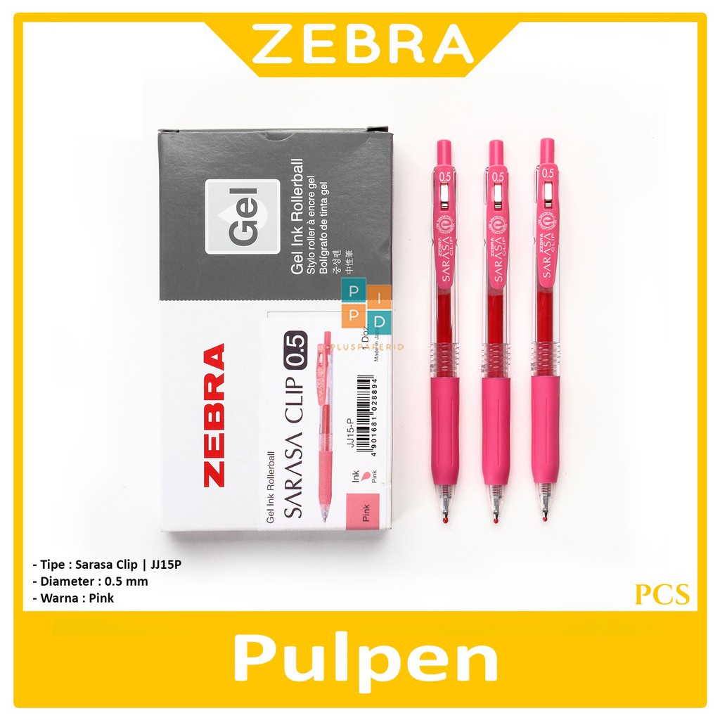 Zebra Sarasa Gel Pen - Medium Point, Black Ink, | Ubuy - View #5