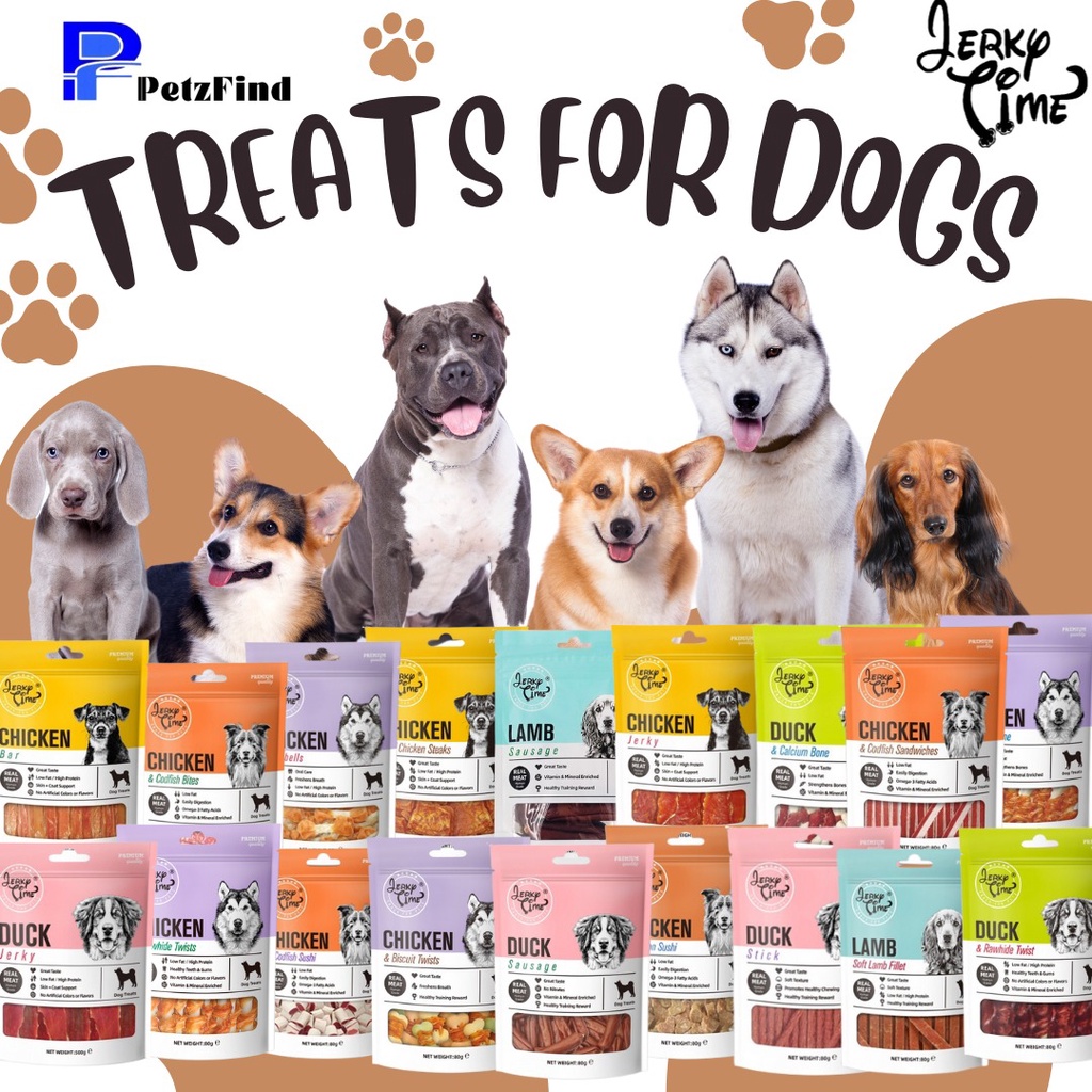 Jerky Time Dog Treats 80g Shopee Singapore
