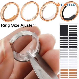 Ring Sizer Adjuster for Loose Rings - 8 Pack, 4 Sizes Ring Guard Spacer  Fitter Tightener for Ring Too Big - Invisible Silicone Ring Resizer for  Women