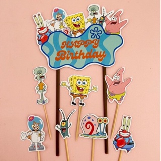 Spongebob 001 TOPPER/SPONGEBOB 001 CAKE TOPPER/SPONGEBOB CAKE TOPPER ...