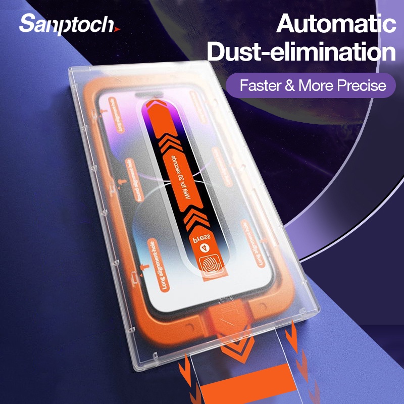 【Auto DustElimination】Sanptoch Full Screen Protector With Auto