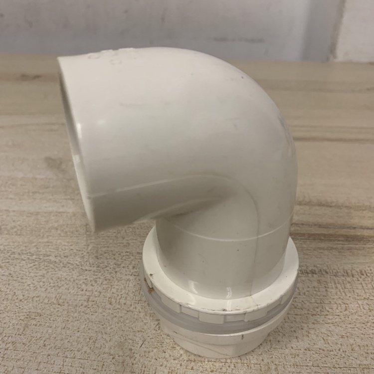 Fish Tank Upper Lower Water Pipe Joint PVC Elbow 90 Degree Fittings ...
