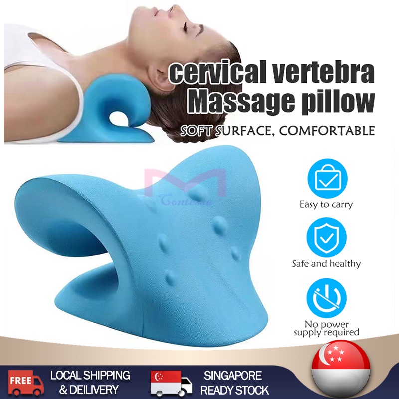 [Local Stock] Neck Massager Pillow Memory Foam Neck Stretcher Rest Neck