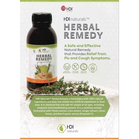HDI Naturals Herbal Remedy Shopee Singapore