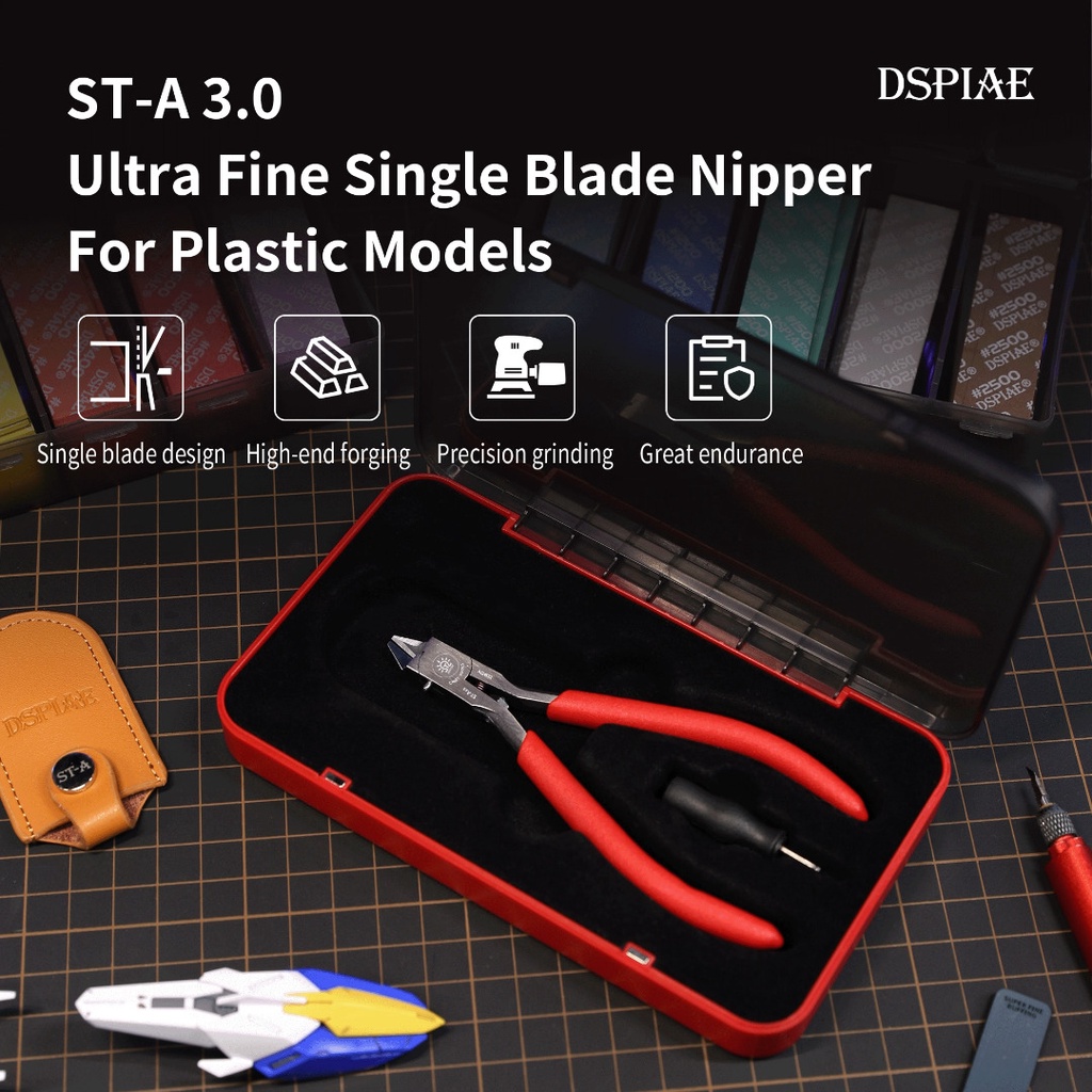 DSPIAE STA 3.0 Ultra Thin SingleBlade Side Cutters Nipper for Hobby Plastic Model and Gunpla