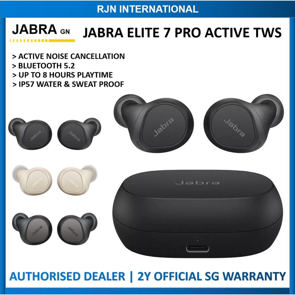 Jabra Elite 7 Pro True Wireless Noise Cancellation Earbuds With