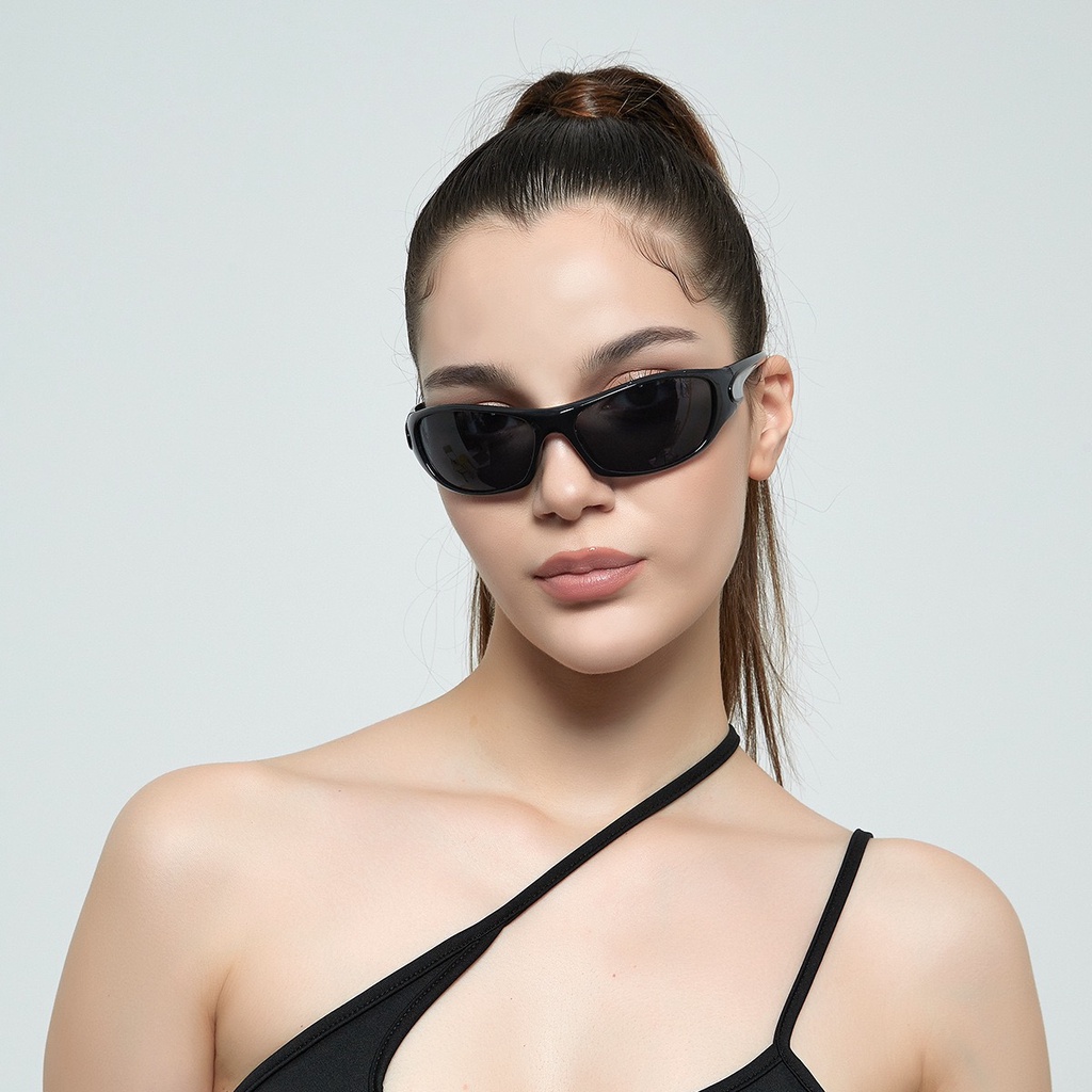Y2K millennium color punk sunglasses female Instagram celebrity street hot  girl glasses hipster male Euro-American sunglasses