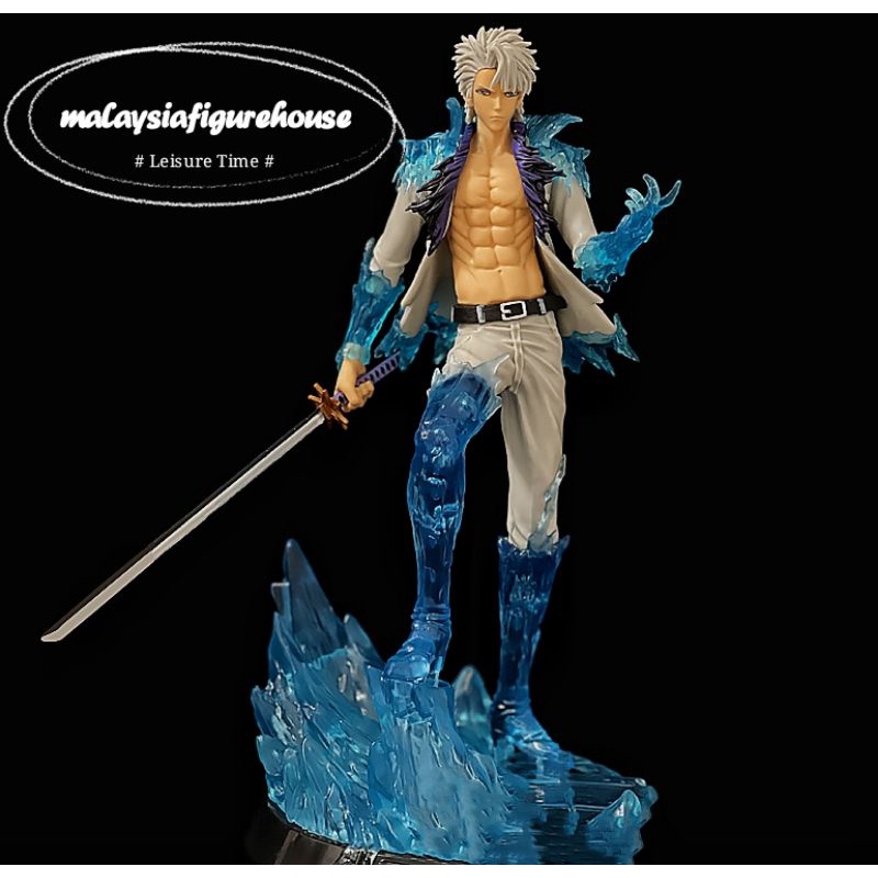 32CM BLEACH ANIME CHENG TOSHIRO HITSUGAYA COPY RESIN GK FIGURE STATUE