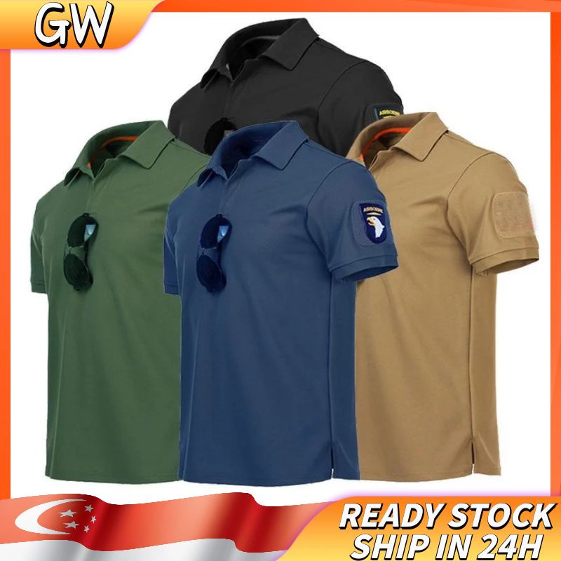 T-shirt Tactique Manches Courtes – Séchage Rapide – Homme – Pour Paintball, Airsoft, Outdoor – Neuf