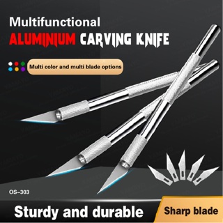 Hobby Exacto Knife X-Acto Set 6 Blades Handle For Circut Vinyl Craft Tool  Weedin