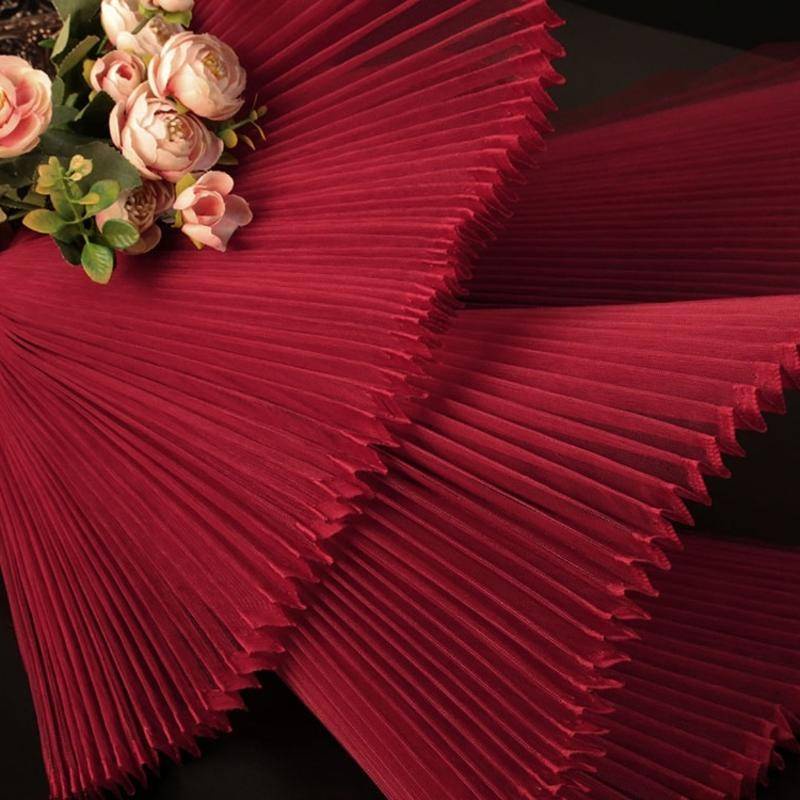 160*100CM Hard Mesh Pleated Fabric Stiff Modeling Designer Hand Texture