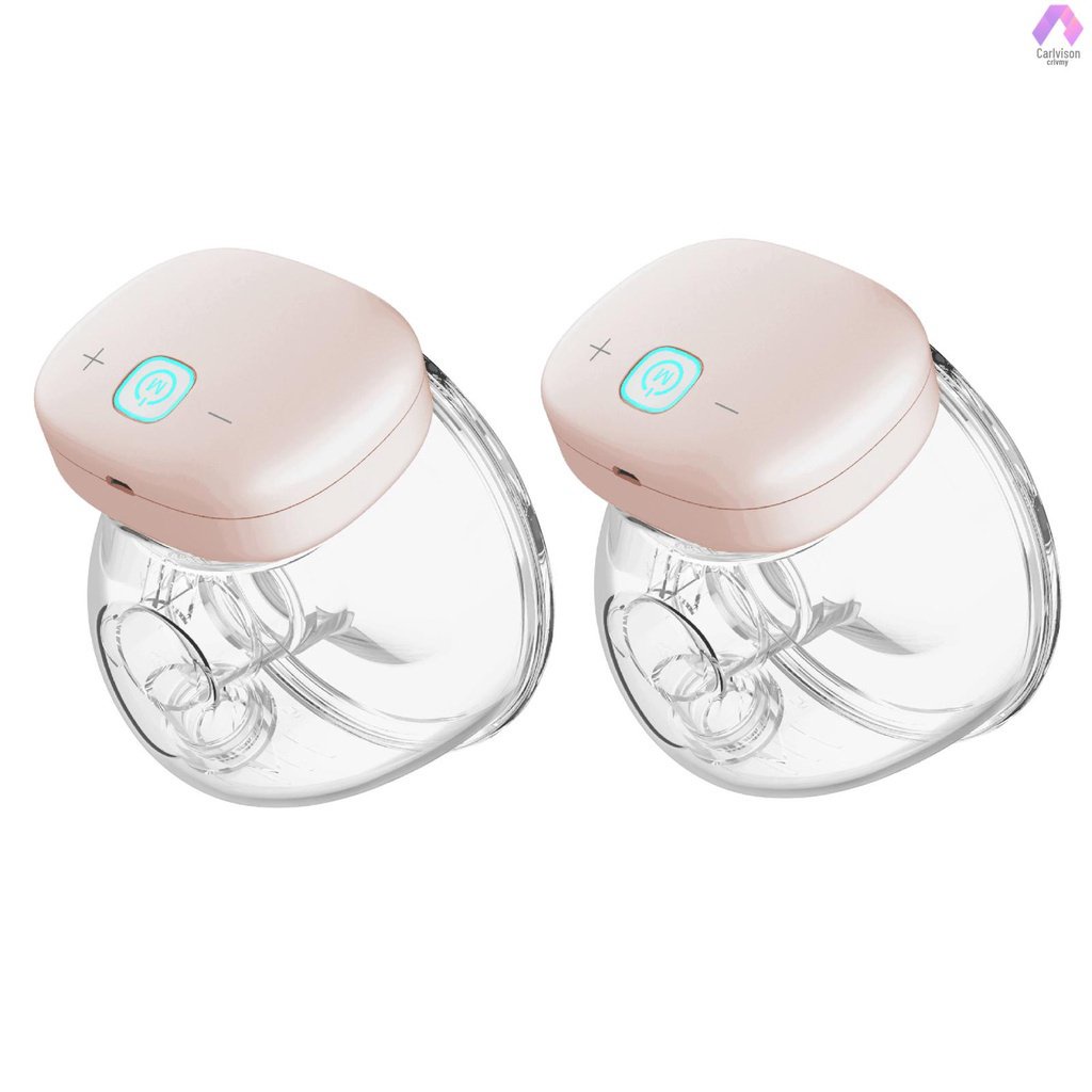 YOUHA Wearable Breast Pump Hands Free Single Electric Breast Cup BPA-free 3  Modes 9 Suction Levels Built-in Battery 8oz/