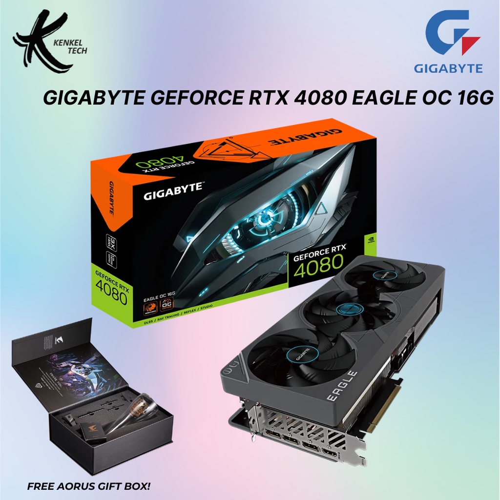GIGABYTE GeForce RTX 4080 16GB EAGLE OC Graphic Card | Shopee 