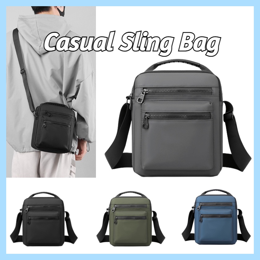 [SG] Casual Sling Bag/ Crossbody Shoulder Bag/ Unisex Travel Casual