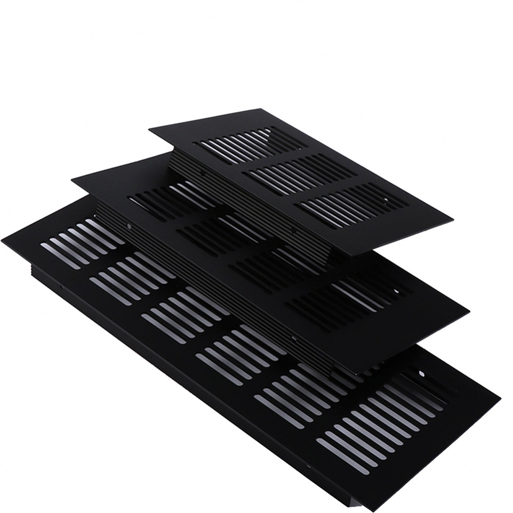 Air Vent Ventilation Cover Bathroom Door Black Computer Cabinet Grille ...