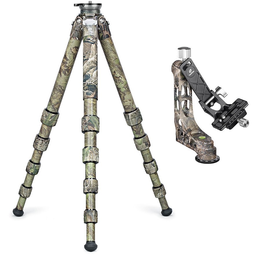 Leofoto Ranger Tripod - LS-365CEX + PG-1 (Camouflage) | Shopee Singapore