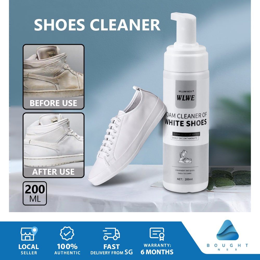 William Weir Shoe Foam Cleaner 200ml, No Water Needed Shopee Singapore