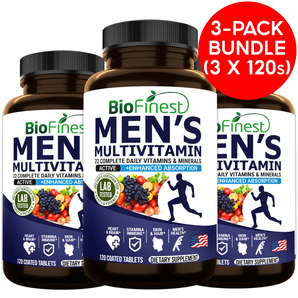 [Bundle of 3] Biofinest Men’s Multivitamin Multimineral Supplement