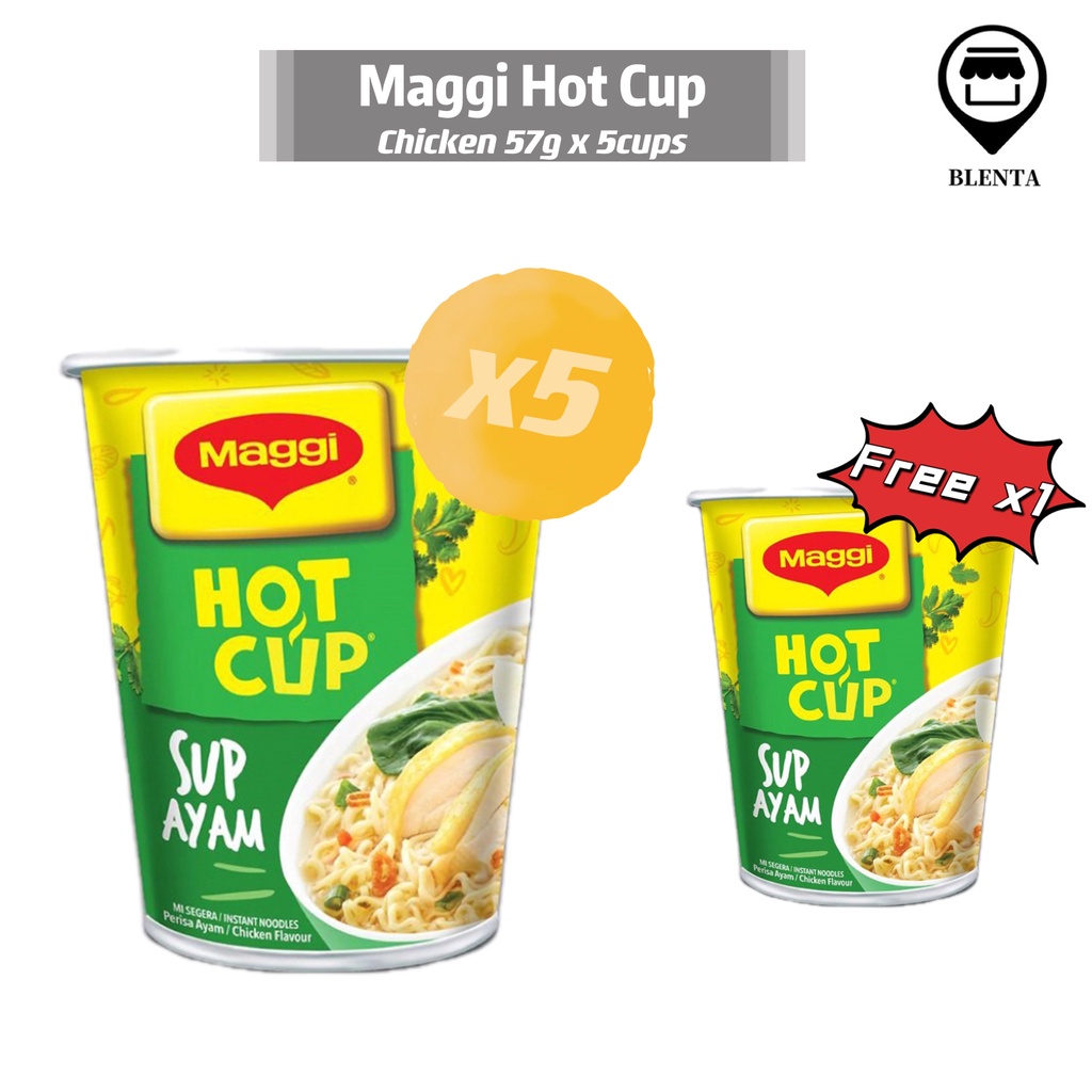 Buy Free Maggi Hot Cup Tom Yam Curry Asam Laksa G X Cups Sg Ready Stock Mamee Indomee