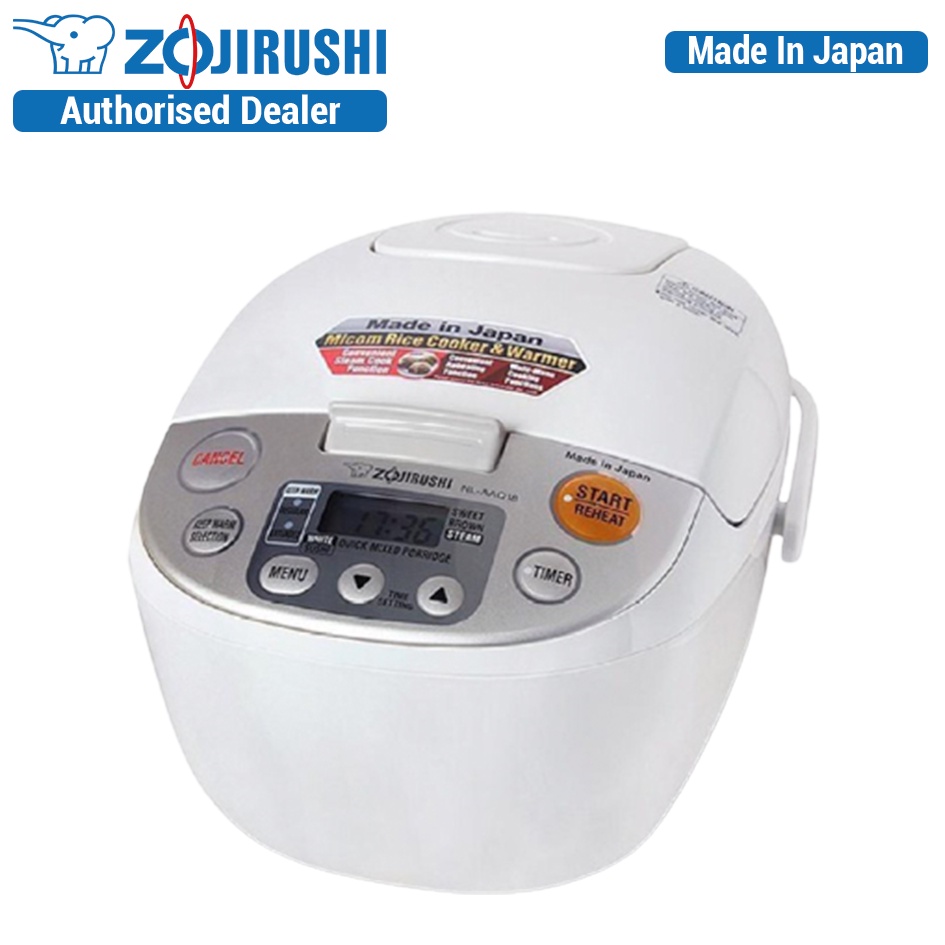 Zojirushi 1.8L Fuzzy Logic Rice Cooker and Warmer NLAAQ18