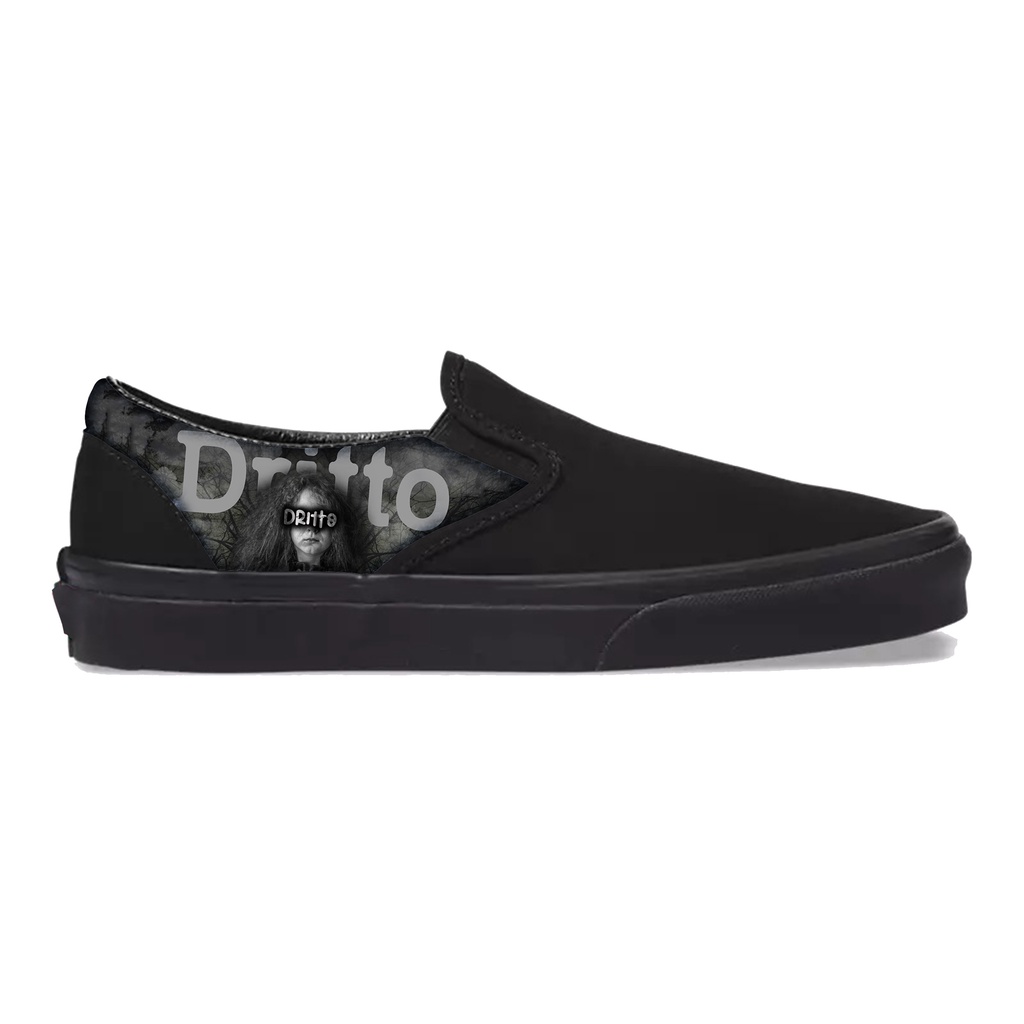 Full black slip deals on shoes