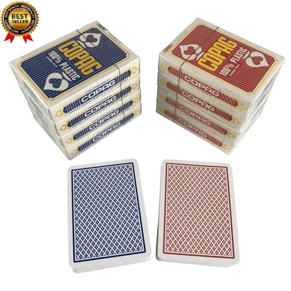  SG Supplier Ready Stock Copag Poker Cards Deck Plastic Poker PVC 
