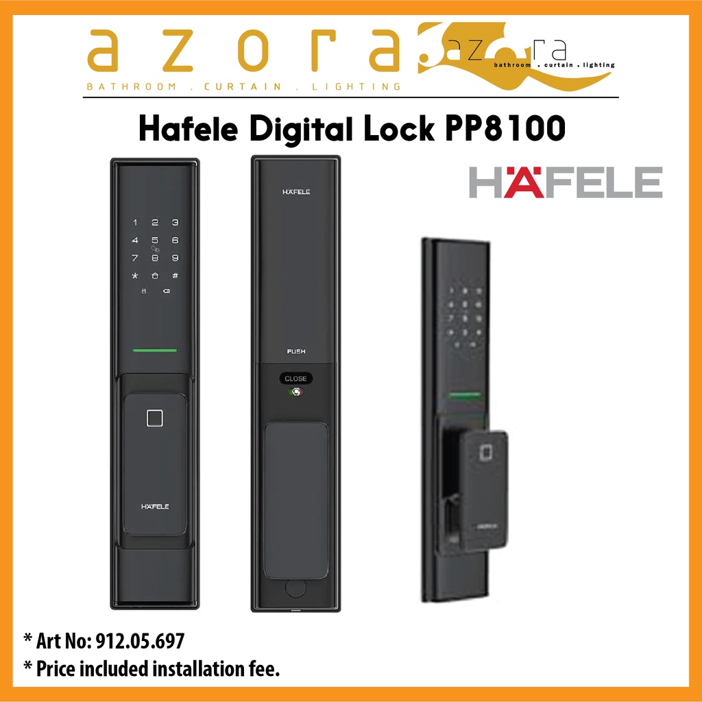HAFELE Digital Lock PP8100 ( Art No 912.05.697 ) | Shopee Singapore
