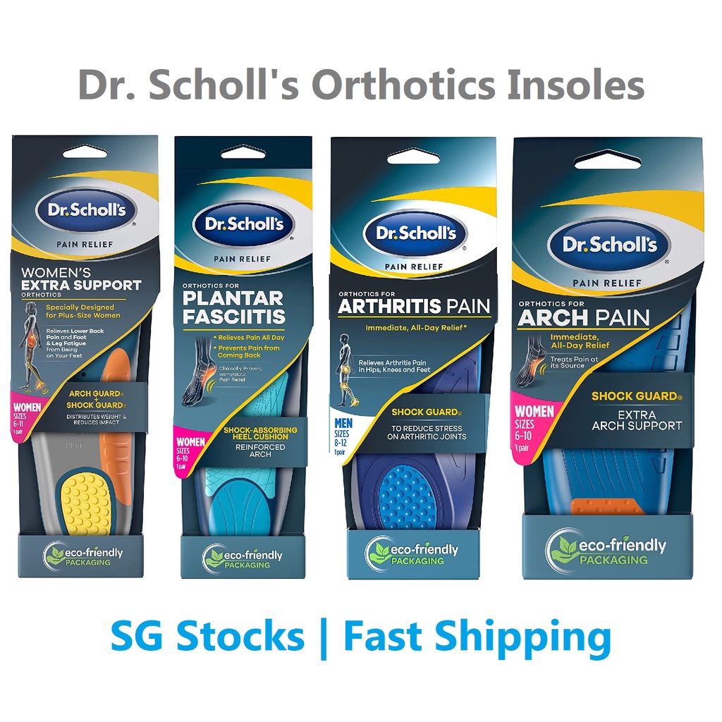 Dr. Scholl's Orthotics Insoles / Plantar Fasciitis / Arch Pain ...