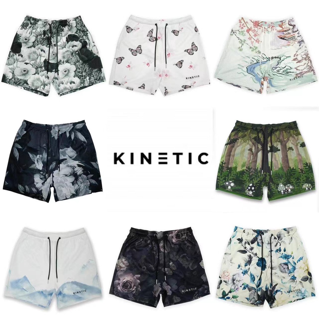 KINETIC American Street Wear kinetic shorts running shorts men shorts 