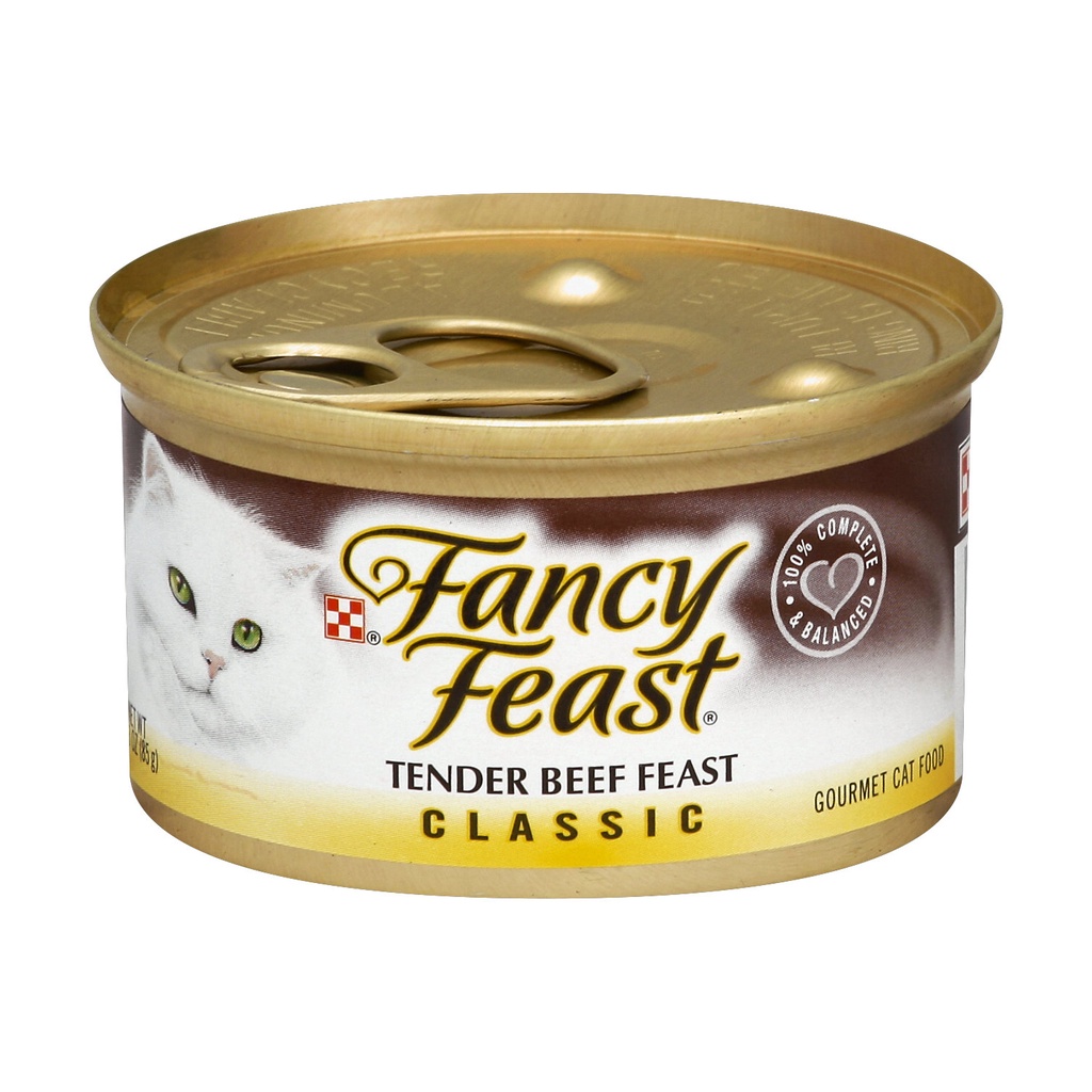 Fancy Feast Classic Pate Tender Beef Feast Canned Cat Food 85g