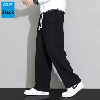 Men Pants Fashion Korean Pants Summer Casual Trousers with Elastic ...