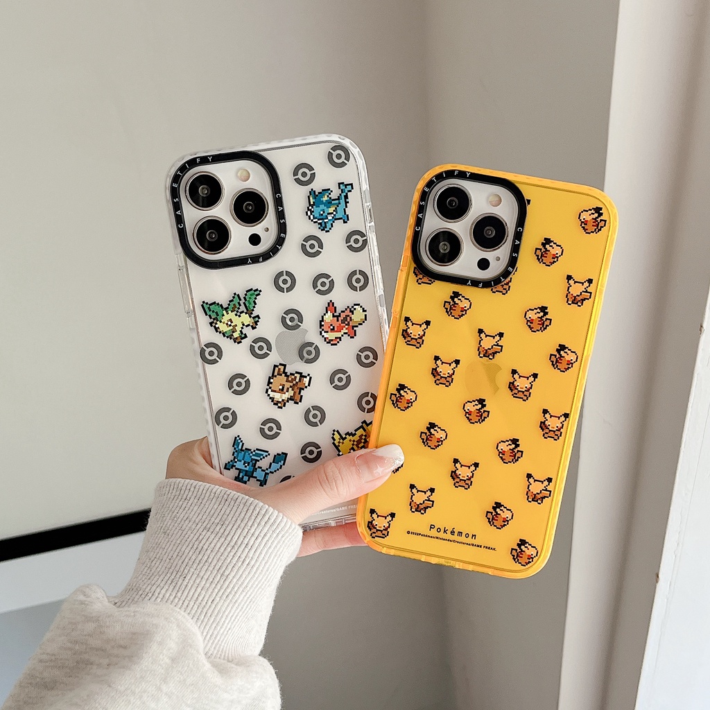 Pokemon Clear Casetify Phone Case for iPhone 16 15 14 13 12 11 Pro Max X XS  XR mini Plus SE, Soft Protective Cover | Shopee Singapore