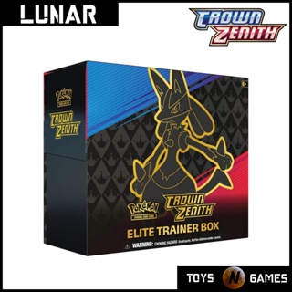  Pokemon TCG: Crown Zenith Elite Trainer Box : Toys & Games