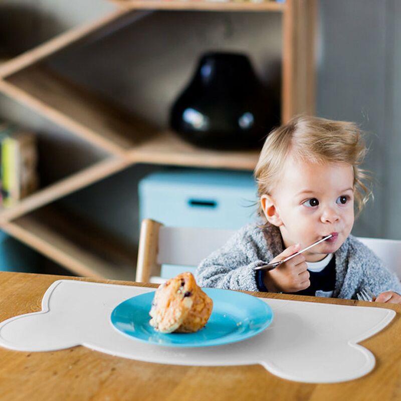 🔥SG Ready Stock 🔥 Bear Silicone Placemat BLW Baby Led Weaning Table Mat