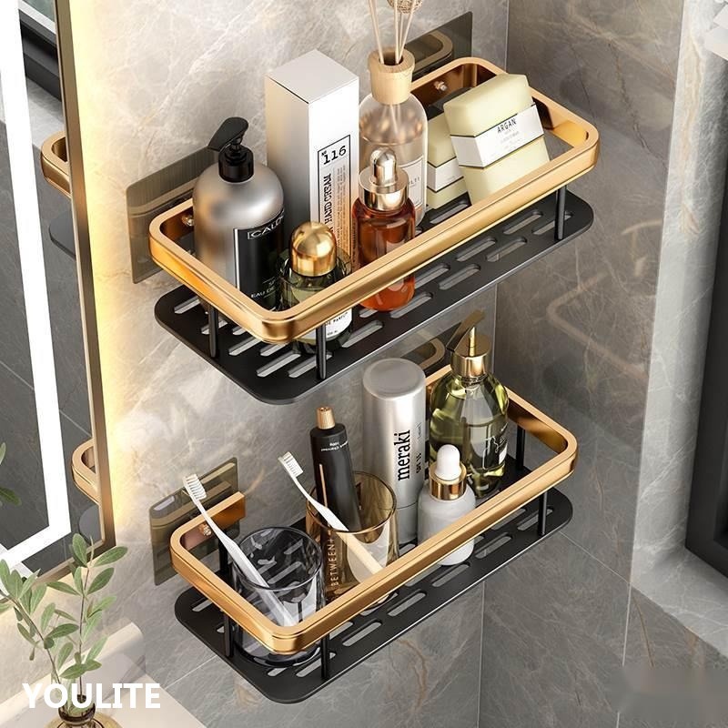 YOULITE Bathroom Rack Shelf Toilet Rack Storage Rack Wall Hanging Rack ...
