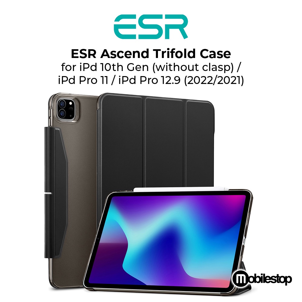 ESR Ascend Trifold Case for iPd 10th Gen/iPd Pro 11/12.9 (2022/2021 ...