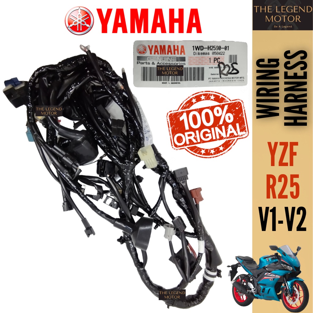 R25 V1 V2 YZFR25 WIRING HARNESS BODY SET FRAME WAYARING WIRE WAYAR