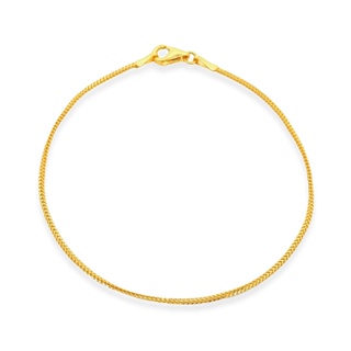 Top Cash Jewellery 916 Gold Square Foxtail Bracelet