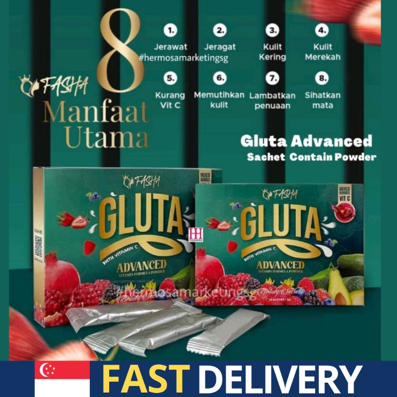 ??Fasha Gluta Advanced Whitening & Glow Jelly (Sg seller/ whitening/ glowing/skincare/anti ageing/multi vitamins