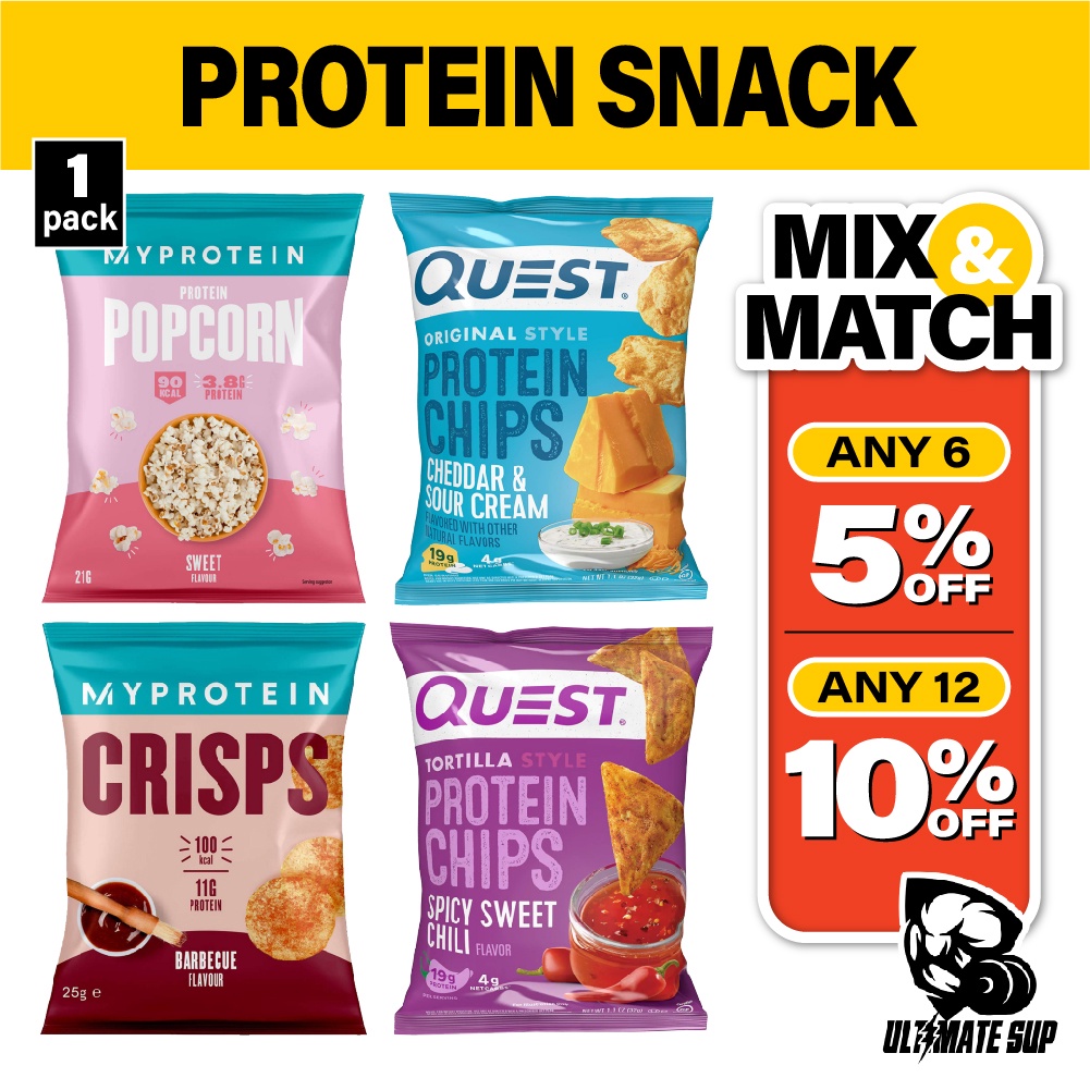 Protein Snack Quest Protein Chips Various Brands and Assorted