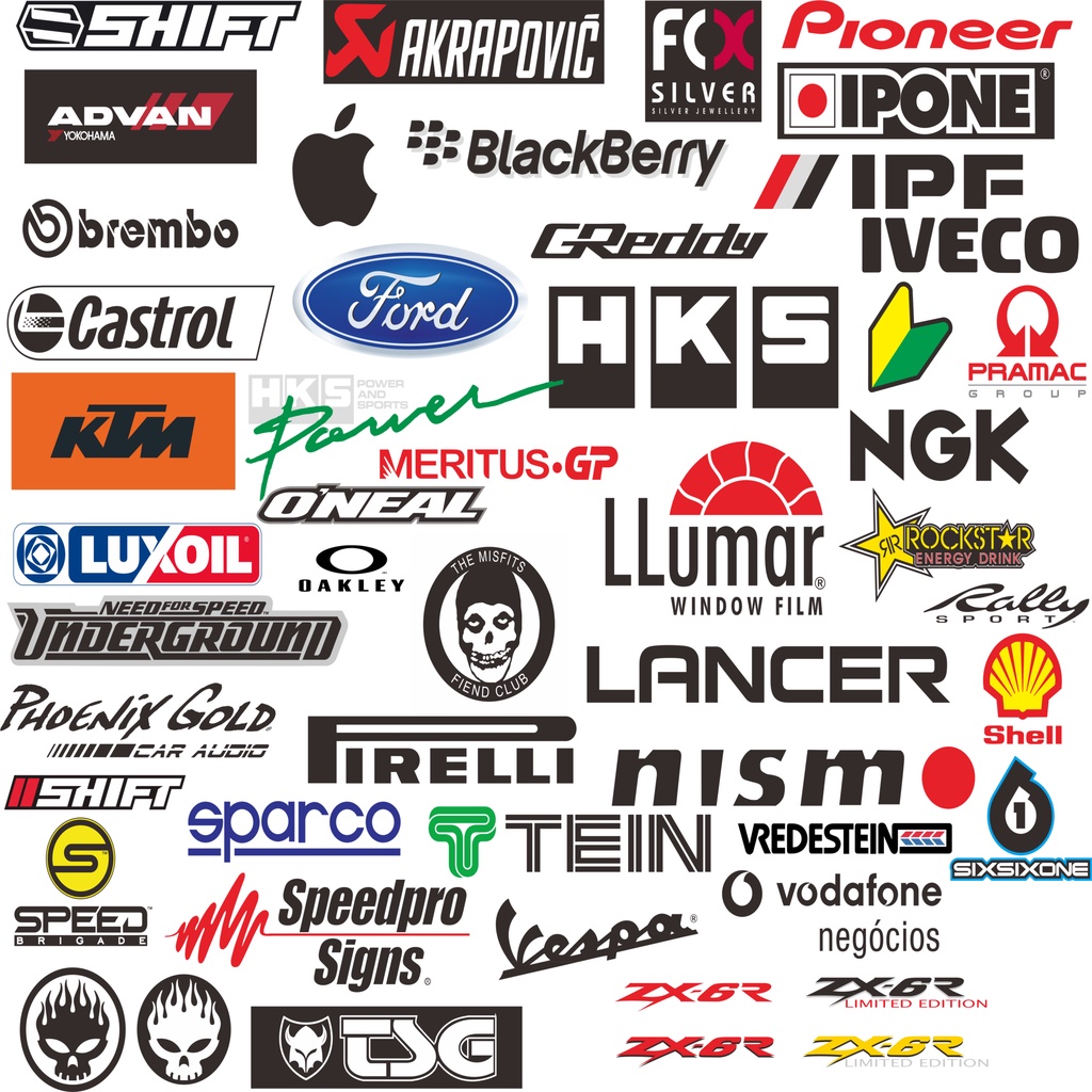 New DESIGN / Glossy / PREMIUM / CUSTOM Supermoto LOGO Stickers | Shopee ...