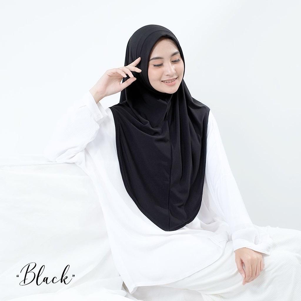 Bergo Siria Non Ped / Bergo Jersey Malaysia /Bergo Daisy Soft Ped Jersey Premium - Gambar 4