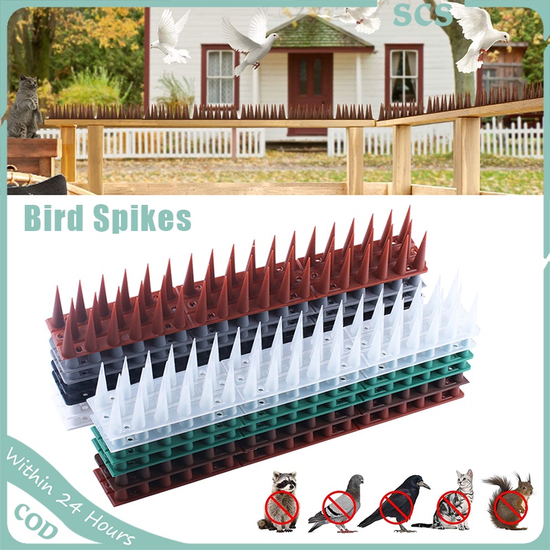 Bird Spikes Plastic Bird Defender Spikes Outdoor Bird Pigeon Cat