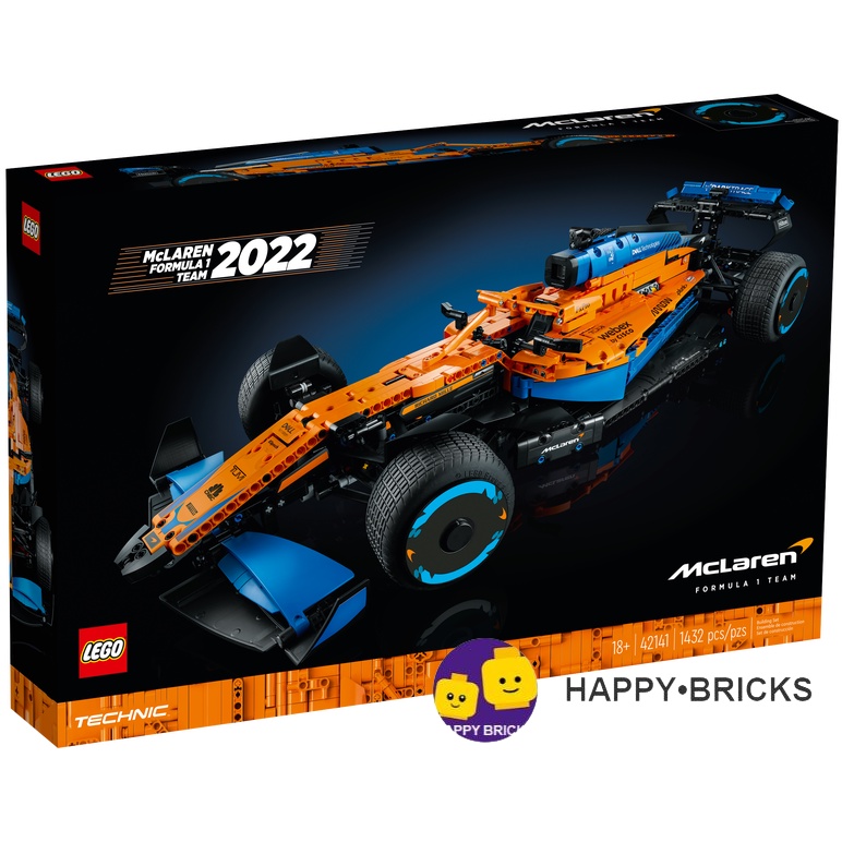 [HAPPY•BRICKS] Lego TECHNIC - 42141 - Formula 1 RACING CAR MCLAREN ...