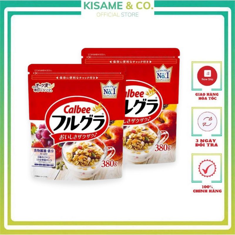 Japanese Calbee Cereals 380g, Breakfast, Support Weight Loss Genuine Japanese Domestic Products